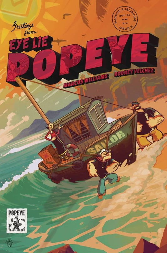 Eye Lie Popeye #3 Francesco Tomaselli Cover B - Tomaselli Variant