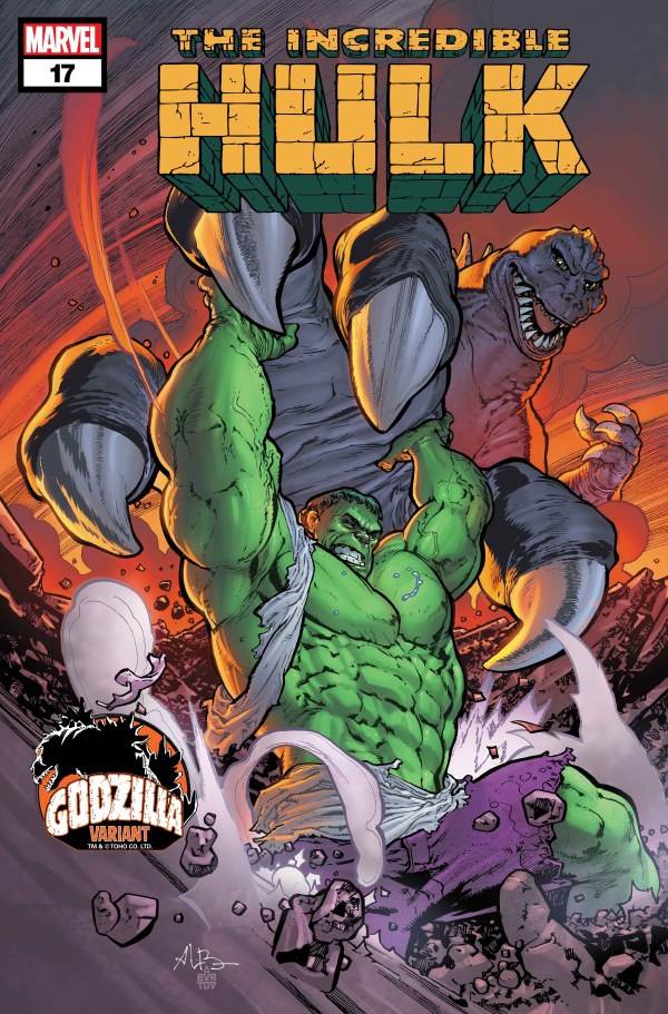 The Incredible Hulk #17 Andrei Bressan Godzilla Variant