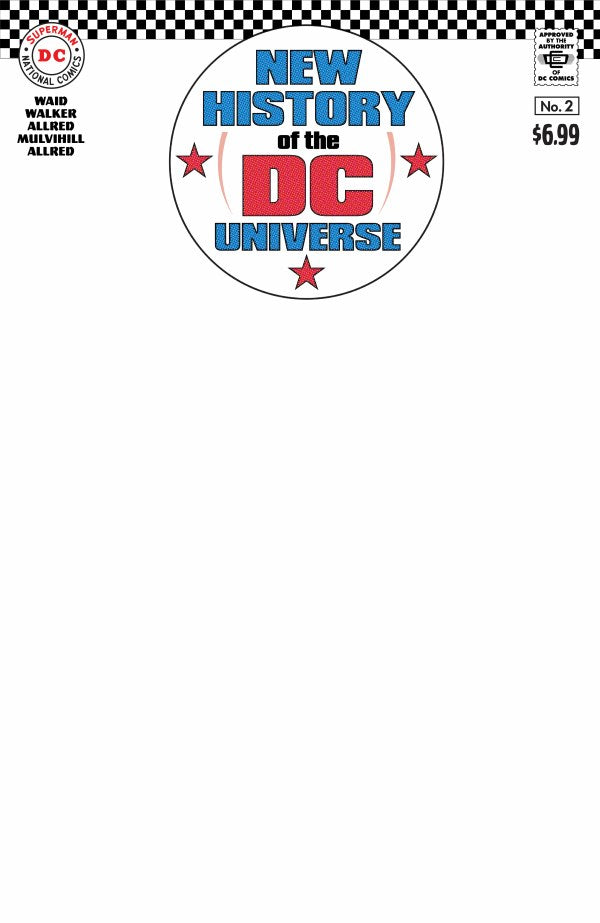 New History of the DC Universe #2 Cover F Blank Variant
