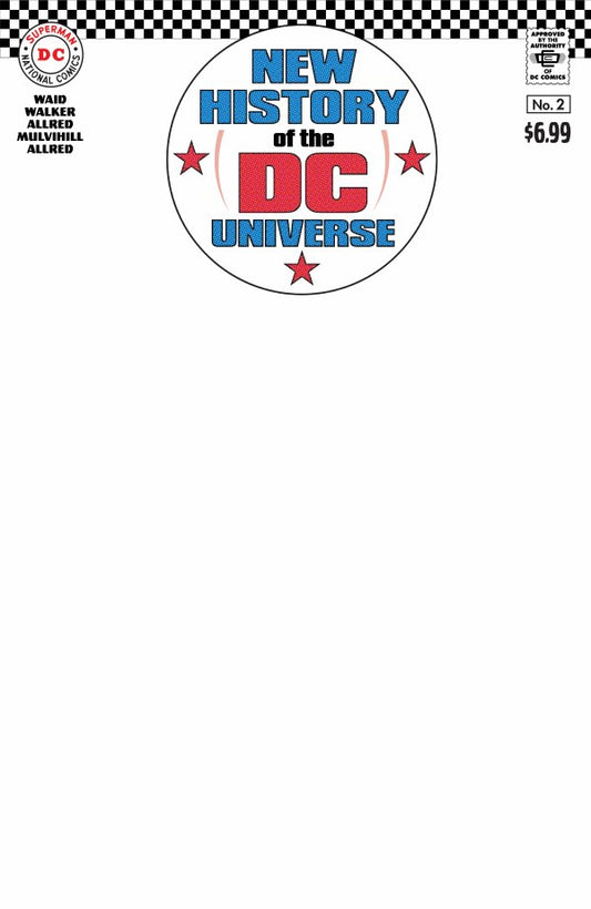 New History of the DC Universe #2 Cover F Blank Variant