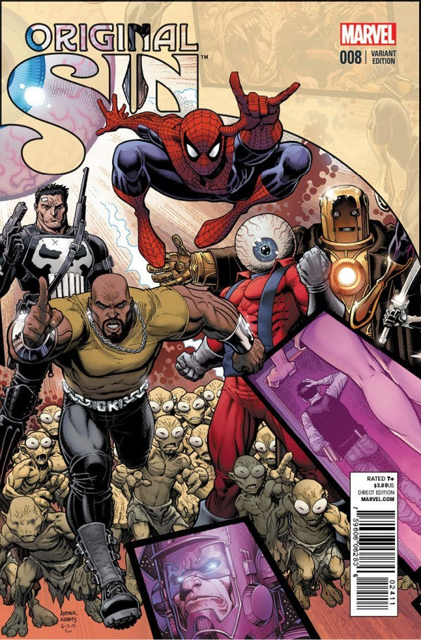 Original Sin #8 Arthur Adams Battle Connecting Variant (2014)