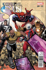 Original Sin #8 Arthur Adams Battle Connecting Variant (2014)