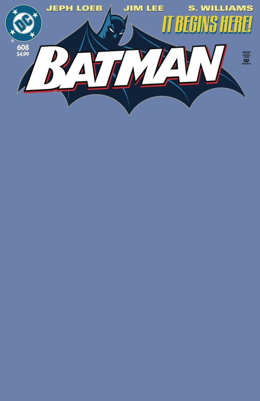 Batman #608 Facsimile Edition 2025 Blank