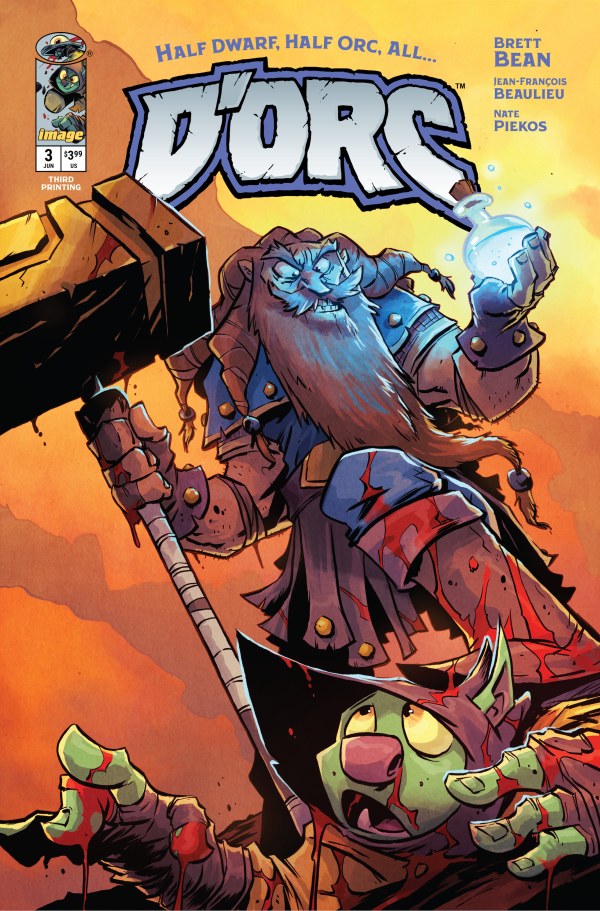D'Orc #3 3rd Printing Brett Bean