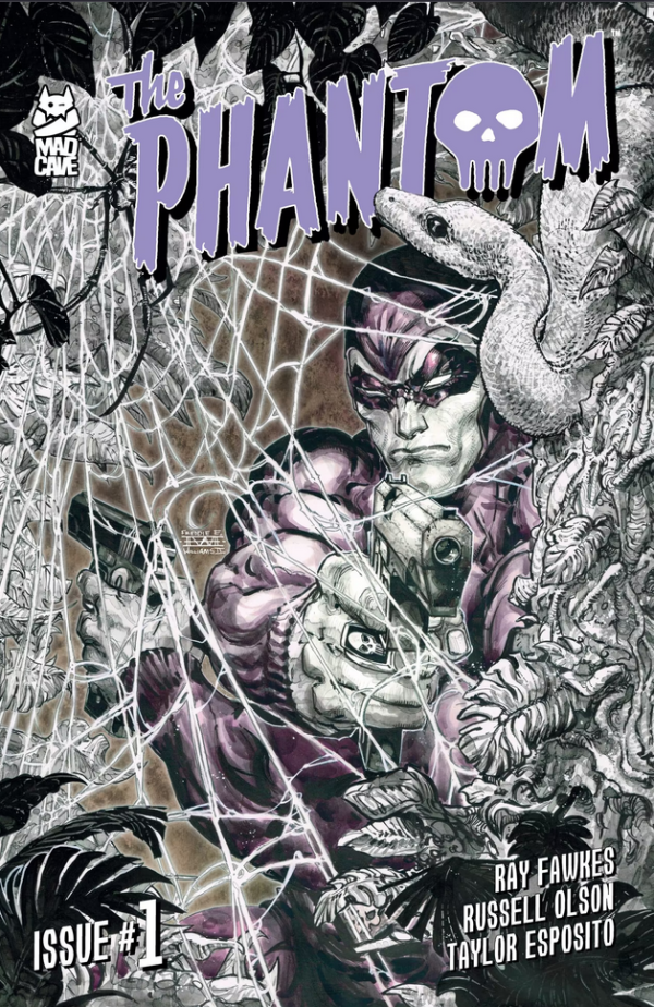 The Phantom #1 Cover E Freddie E. Williams II Black & White Variant