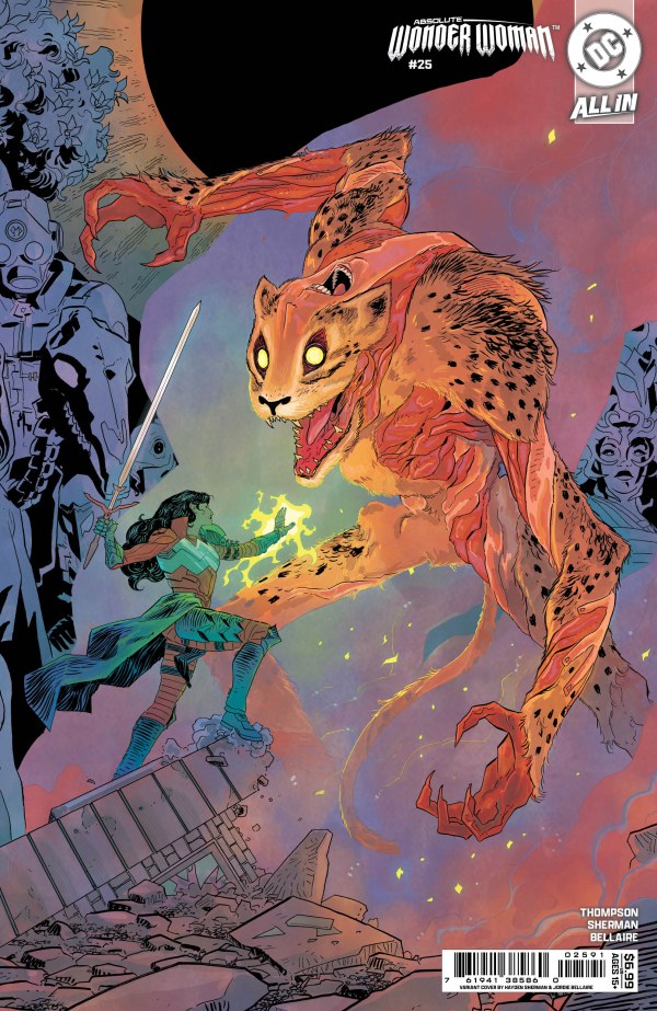 Absolute Wonder Woman #25 Cover I Hayden Sherman Middle Connecting Variant
