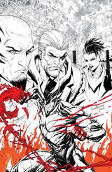 Fireborn #1 Cover L Tyler Kirkham Black & White & Blood Virgin Variant