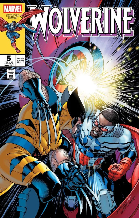 Wolverine #5 David Yardin Captain America Sam Wilson Homage Variant