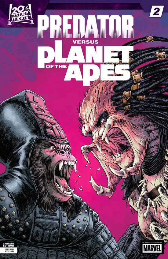 Predator vs. the Planet of the Apes #2 Dave Wachter Variant