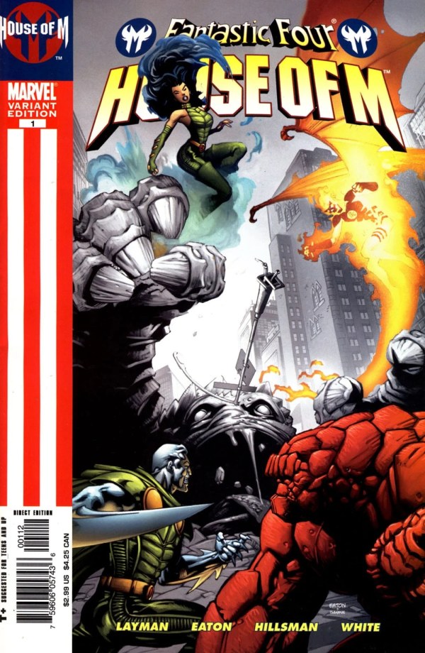 Fantastic Four: House of M #1-3 Set (2005)