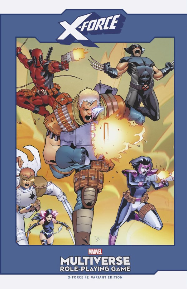 X-Force #2 Ruairí Coleman Marvel Multiverse RPG Variant