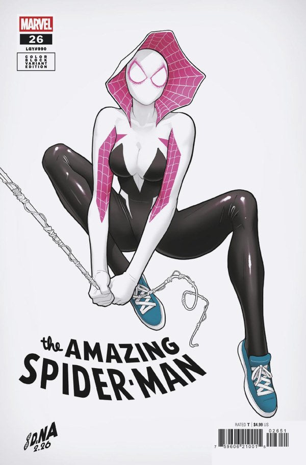 The Amazing Spider-Man #26 David Nakayama Color Block White Variant