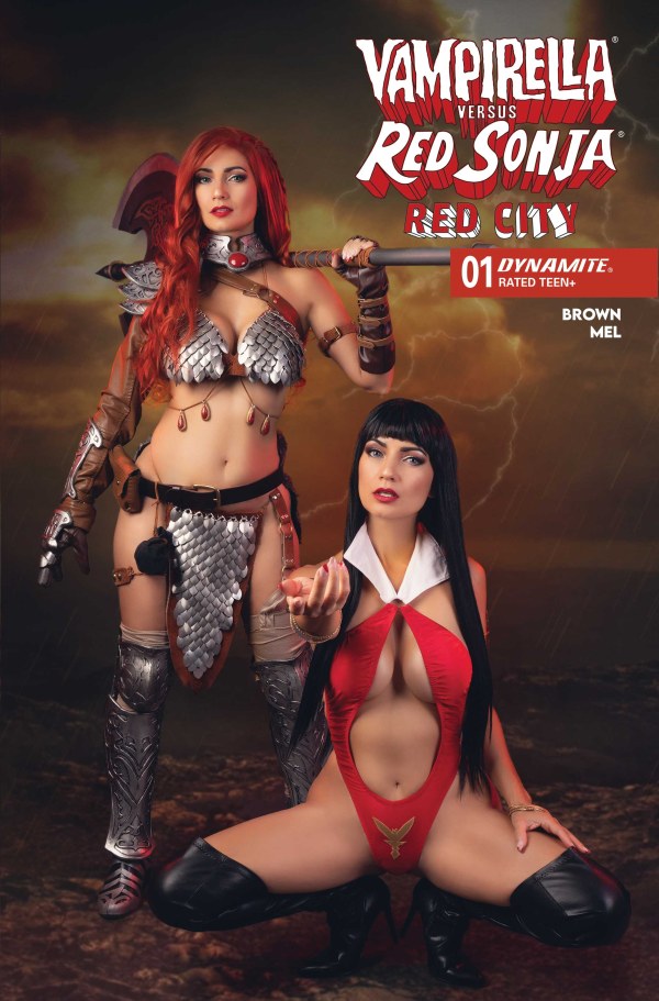 Vampirella vs. Red Sonja: Red City #1 Cover E Red Sonja and Vampirella Cosplay Variant
