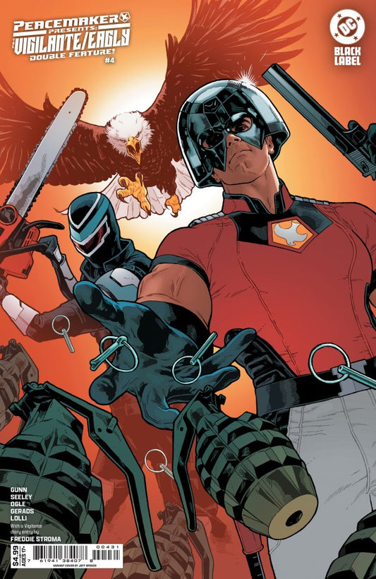 Peacemaker Presents: The Vigilante / Eagly Double Feature #4 Cover B Jeffrey Spokes Variant