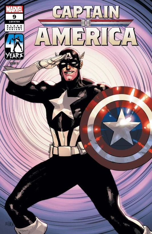 Captain America #9 black costume variant