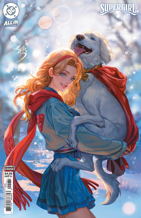 Supergirl #9 Cover E Fan Yang Sweater Weather Variant