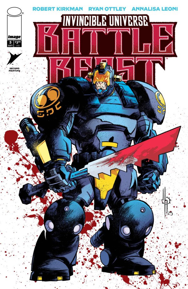 Invincible Universe: Battle Beast #3 2nd Printing Jason Howard