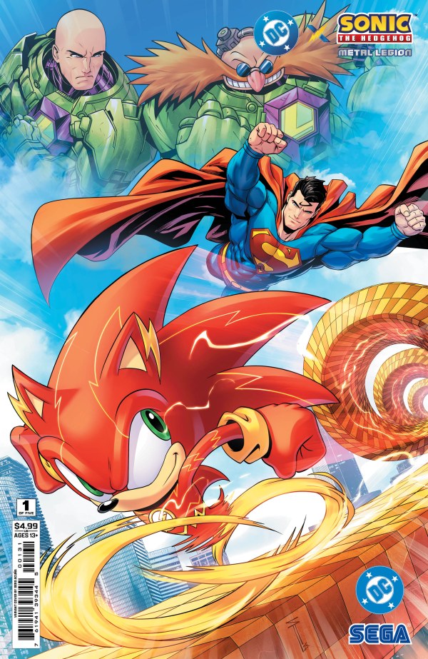 DC x Sonic the Hedgehog: The Metal Legion #1 Cover C Serg Acuña Variant
