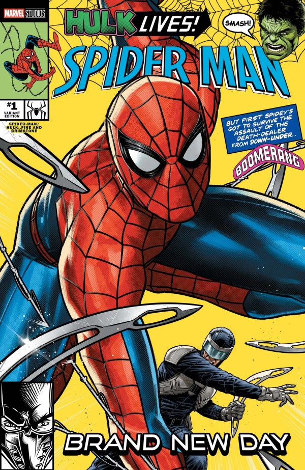 Spider-Man / Hulk: Fire and Brimstone #1 CAFU Spider-Man: Brand New Day Marvel Studios Variant