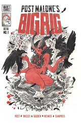 Post Malone's Big Rig #1 Cover I Peach Momoko Variant