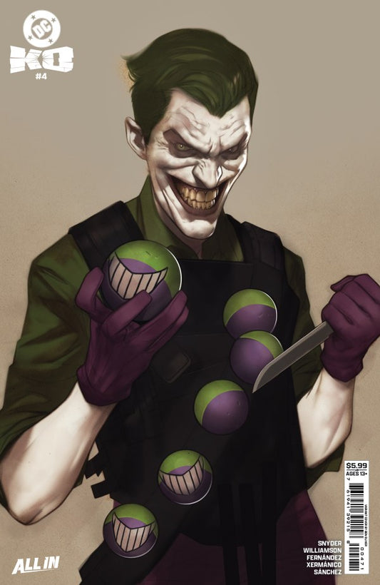 DC K.O. #4 Cover H Ben Oliver Face-Off Variant