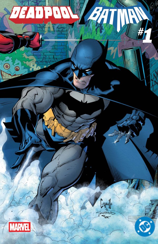 Marvel / DC: Deadpool / Batman #1 CGC 9.8 Greg Capullo Wraparound Variant
