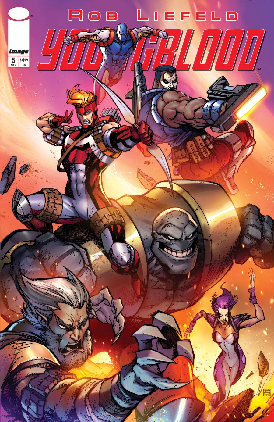 Youngblood #5 Cover D Alé Garza Variant