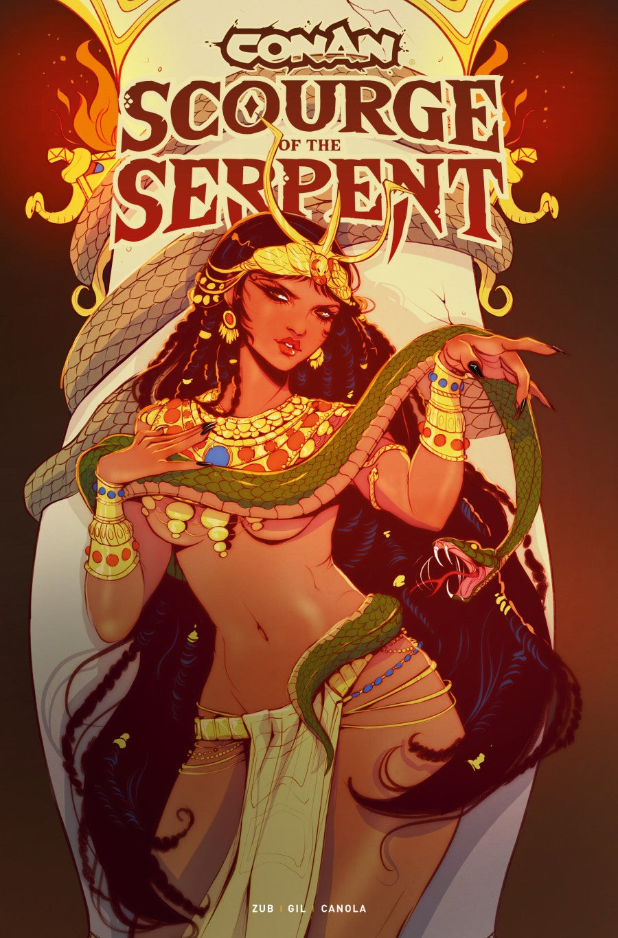 Conan: Scourge of the Serpent #3 Cover D Ashleigh Izienicki Variant