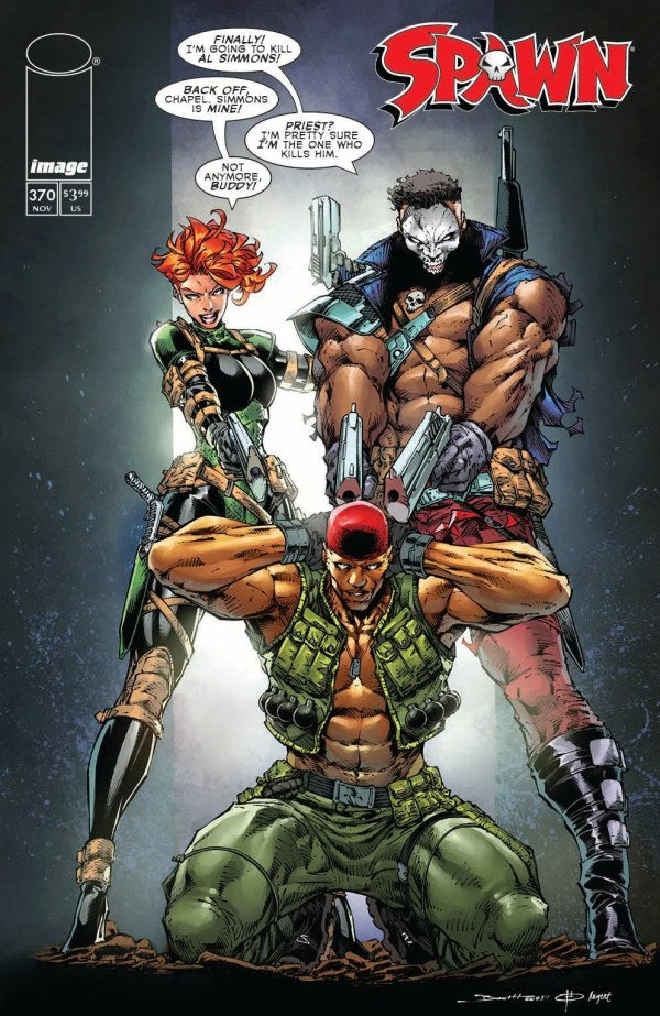 Spawn #370 Cover C Brett Booth Youngblood Team-Up Variant