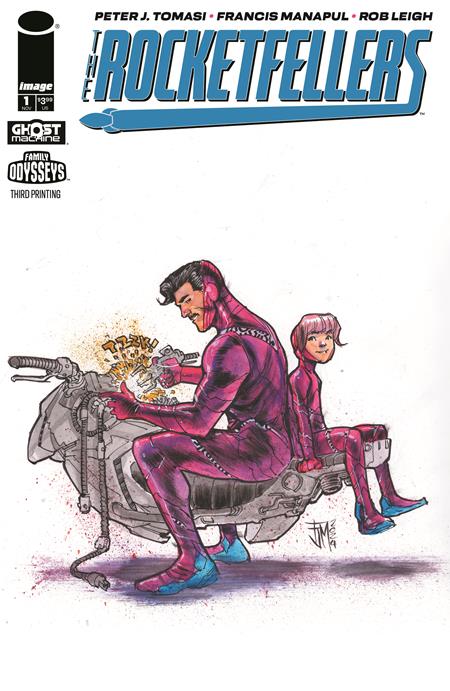 The Rocketfellers #1 3rd Printing Francis Manapul