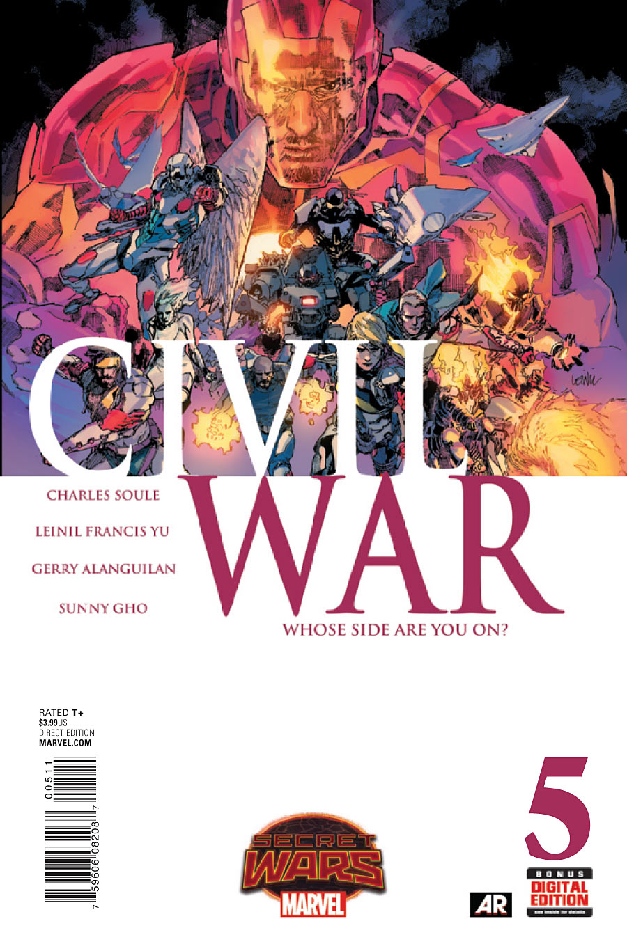 Civil War #1-5 Full Set (2015)