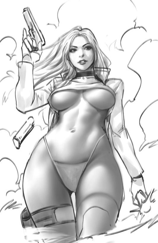 Heat Seeker: Exposed #2 Cover I 1:5 Derrick Chew Sketch Virgin Variant