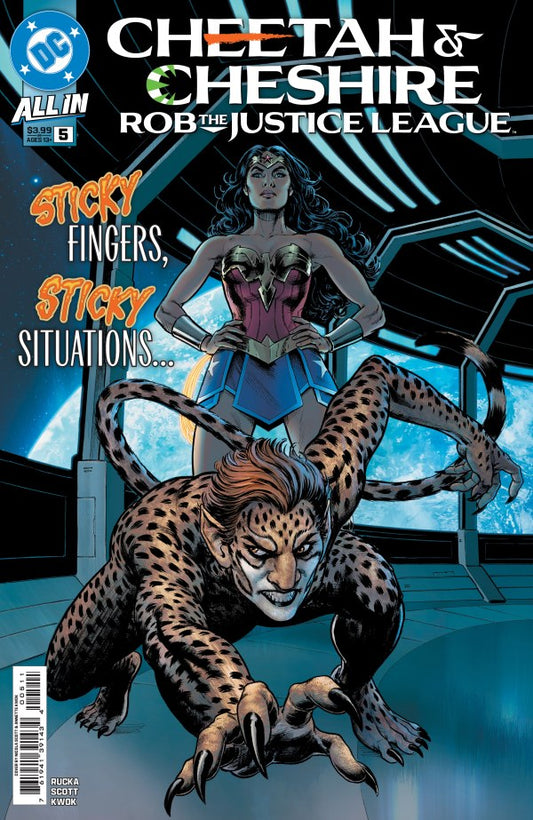 Cheetah and Cheshire Rob the Justice League #5