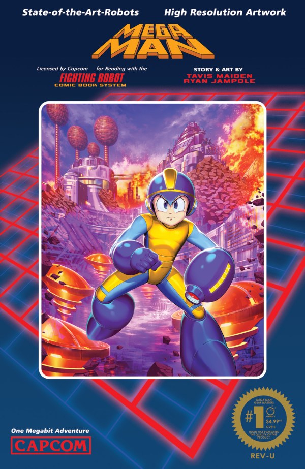 Mega Man: Gear Masters #1 Cover E 1:5 Gonzalo 'Genzoman' Ordoñez Variant