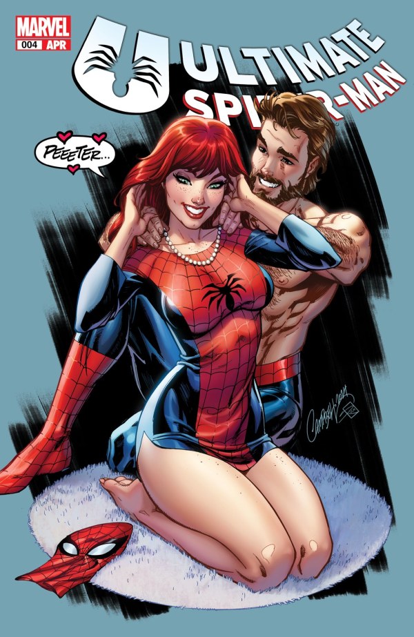 Ultimate Spider-Man #4 CGC 9.8 Signed by J. Scott Campbell Webstore Nightshirt & Pearls Variant