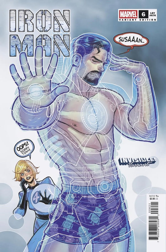 Iron Man #6 Elizabeth Torque Invisible! Variant