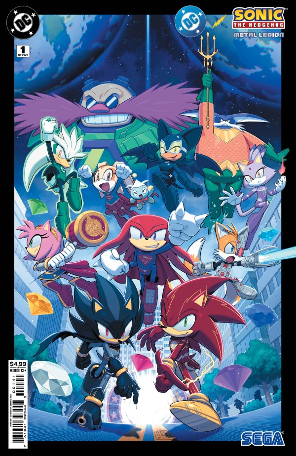 DC x Sonic the Hedgehog: The Metal Legion #1 Cover D Min Ho Kim Variant
