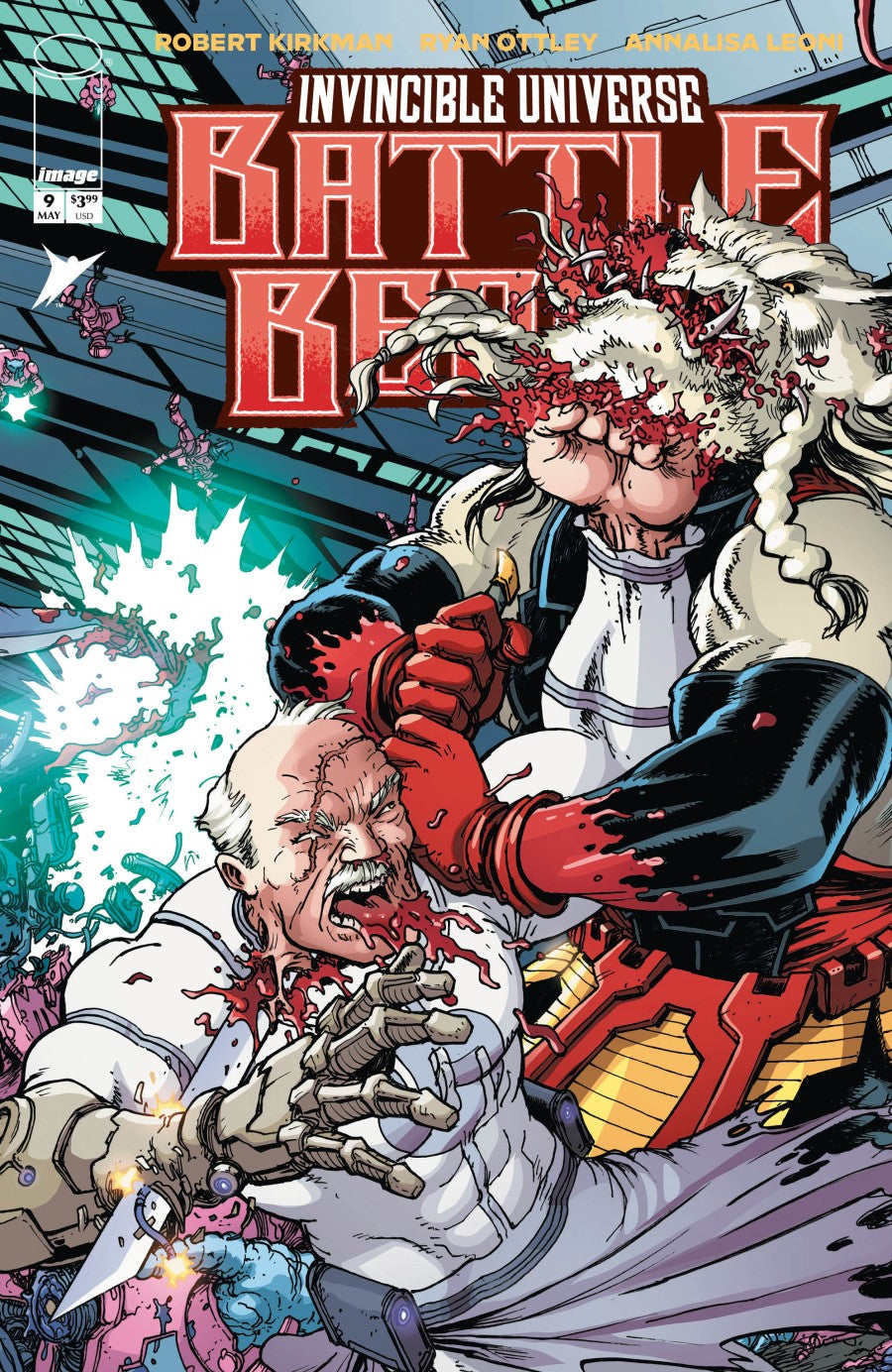 Invincible Universe: Battle Beast #9 Cover C 1:10 Chris Burnham Variant