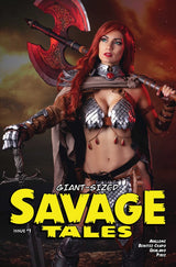 Giant-Sized Savage Tales #1 Cover C Red Sonja Cosplay Variant