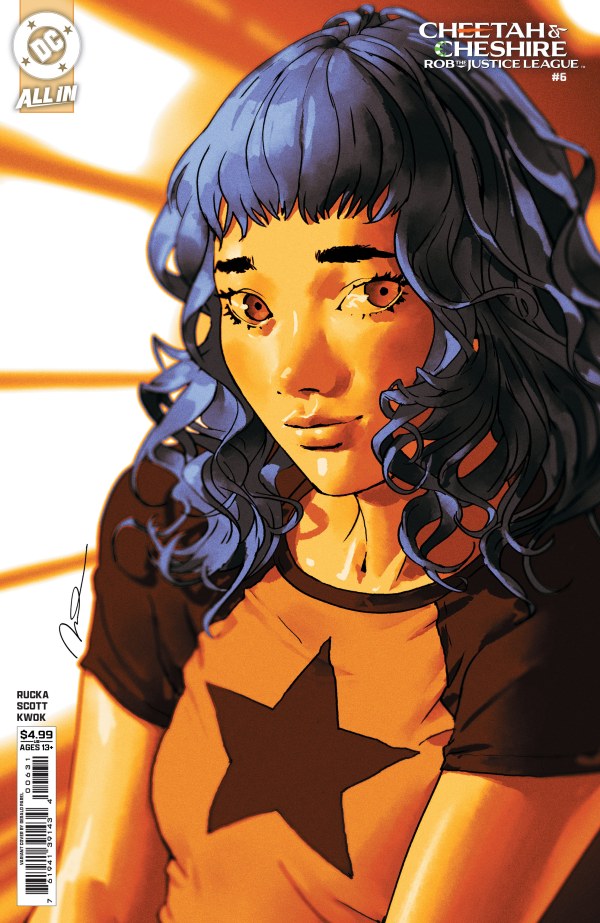 Cheetah and Cheshire Rob the Justice League #6 Cover B Gerald Parel Variant