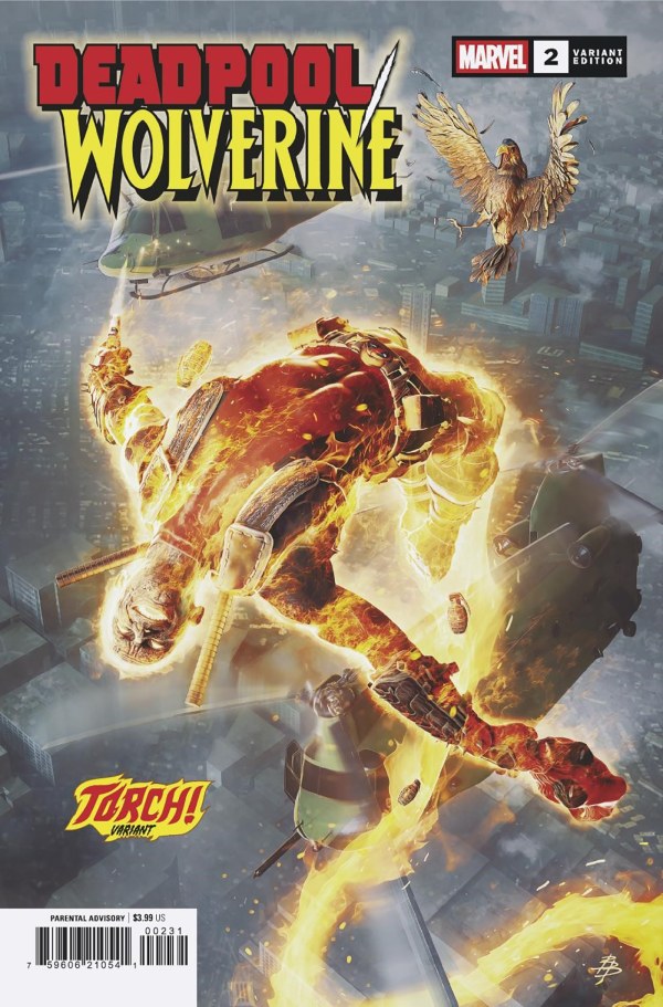 Deadpool / Wolverine #2 Björn Barends Torch! Variant