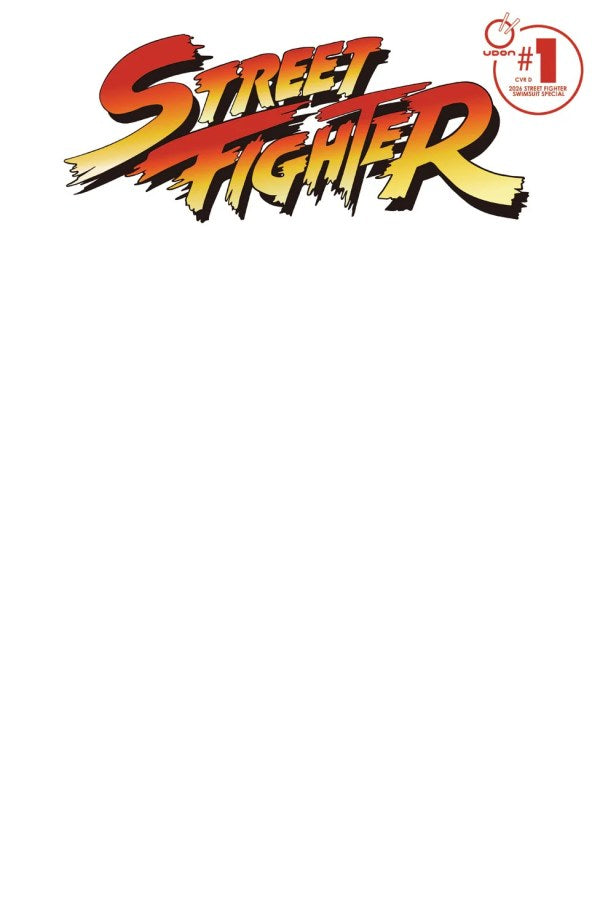 2026 Street Fighter Swimsuit Special #1 Cover D Blank Variant