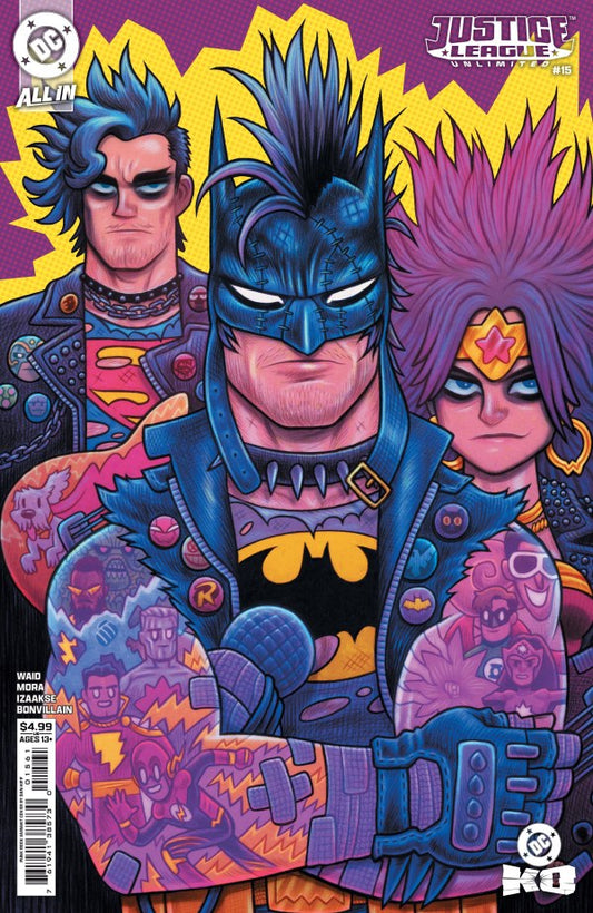 Justice League Unlimited #15 Cover G Dan Hipp Punk Rock Variant