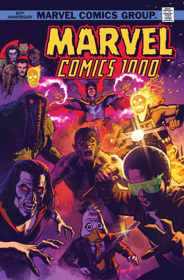 Marvel Comics #1000 Greg Smallwood 70s Variant (2019)