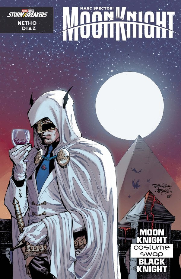 Marc Spector: Moon Knight #6 Netho Diaz Hellfire Costume Swap Variant