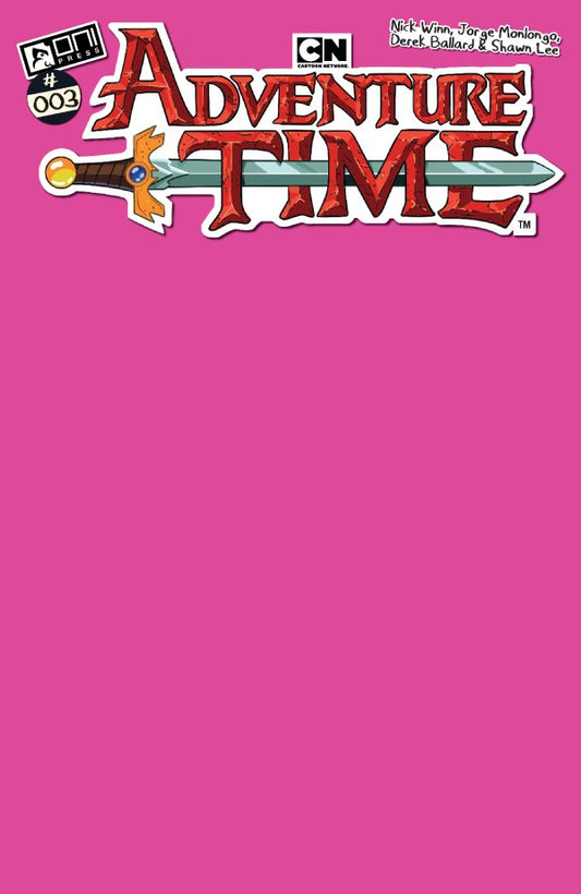 Adventure Time #3 Cover C Princess Bubblegum Pink Blank Variant