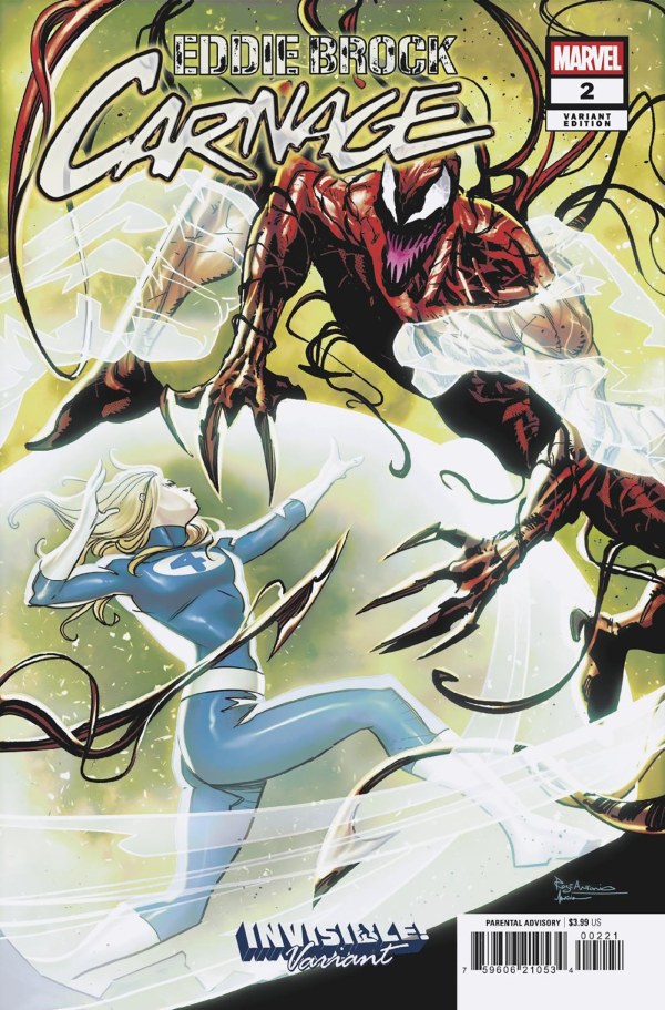 Eddie Brock: Carnage #2 Rogê Antônio Invisible! Variant