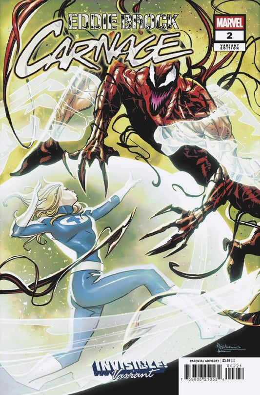 Eddie Brock: Carnage #2 Rogê Antônio Invisible! Variant