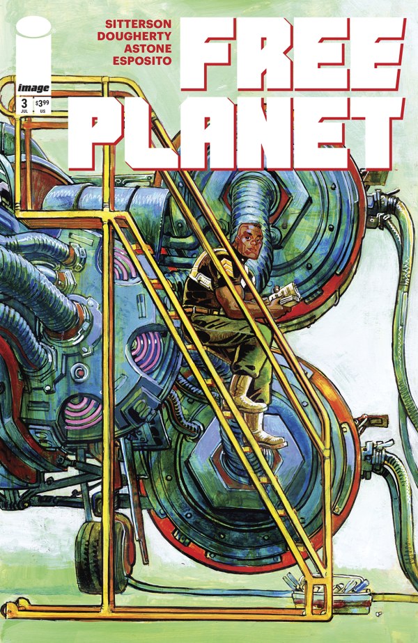 Free Planet #3 Cover B Jed Dougherty Ladder Variant