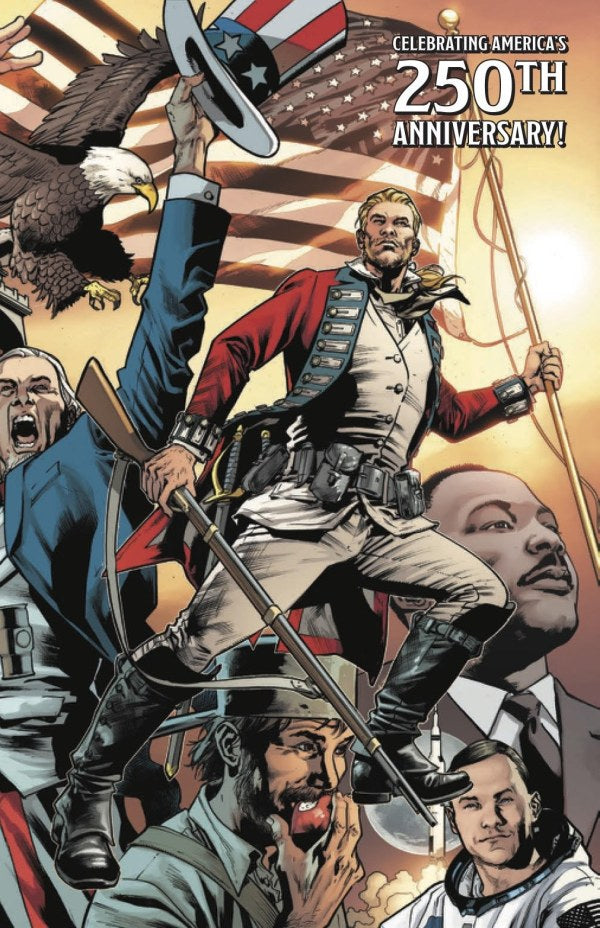 Redcoat #19 Cover C Bryan Hitch USA 250th Anniversary Variant